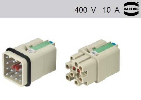 HARTING浩亭HQ系列马达连接器中文选型样本下载