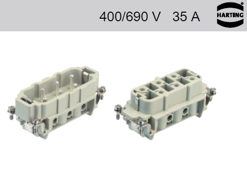 HARTING浩亭HanHsB大电流连接器选型手册