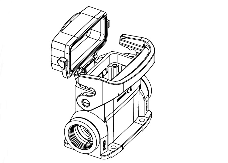 19462100293 Han-Eco Outdoor 10A-HSM2-M25 with cover