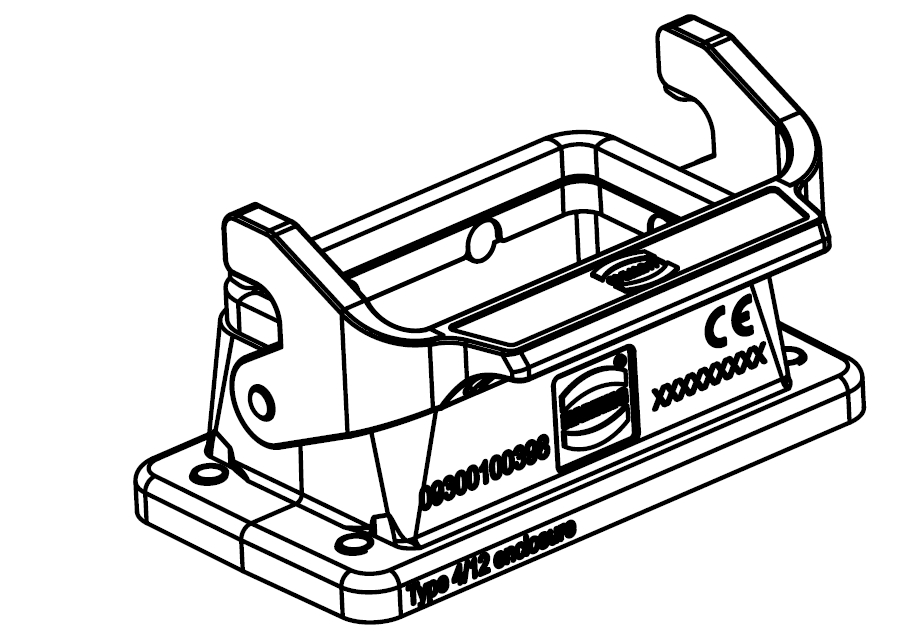 09300100398 Han 10B-HBM-Rear Fit-SL-w/o frame